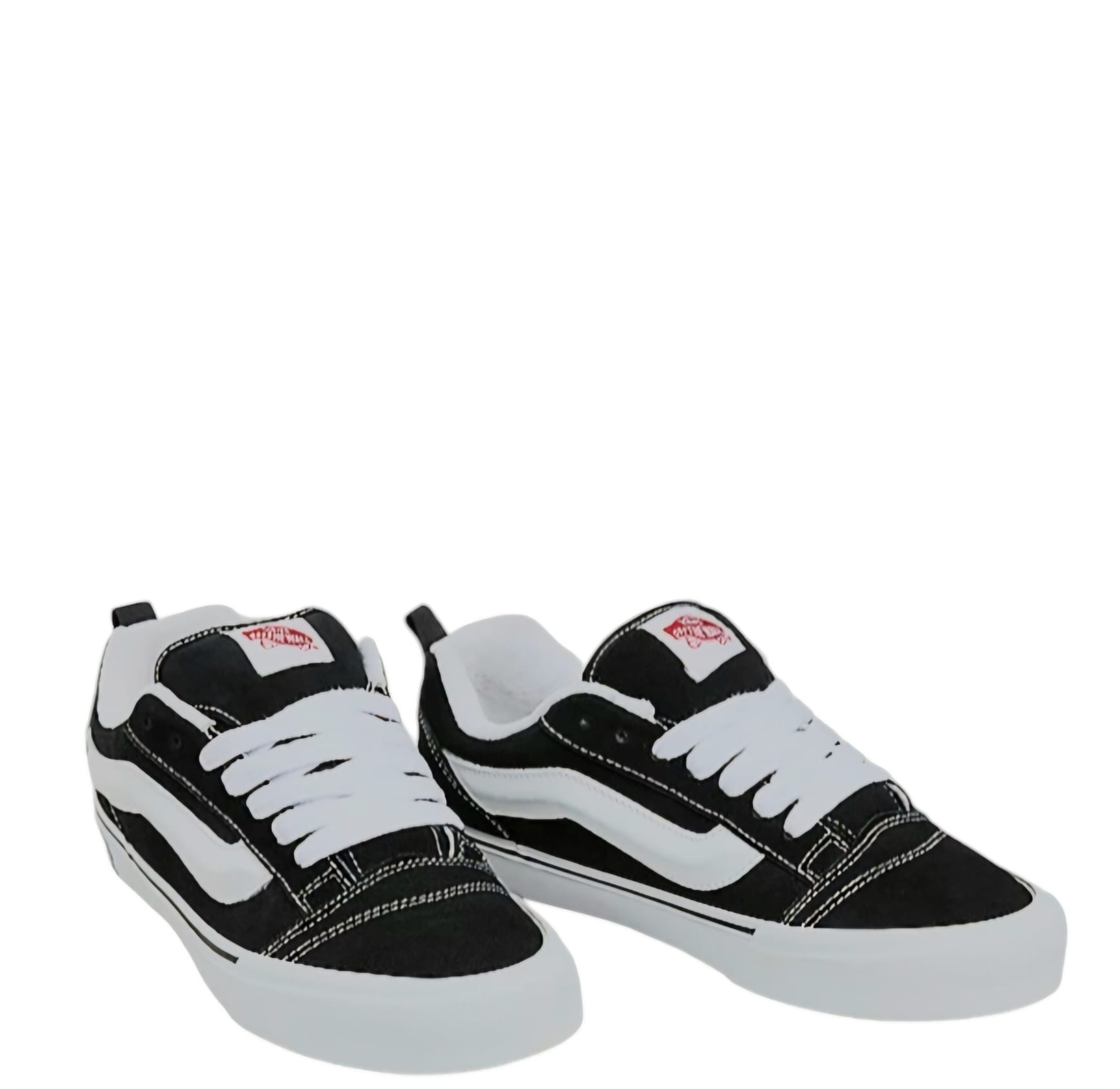 SNEAKERS UOMO KNU SKOOL BLACK TRUE WHITE VN0009QCBT1 VANS walkingon