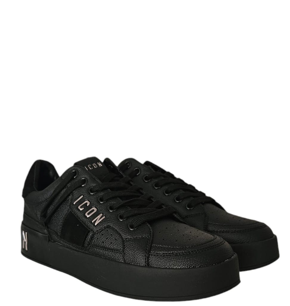 SNEAKERS UOMO IC04387SU NERO ICON walkingon