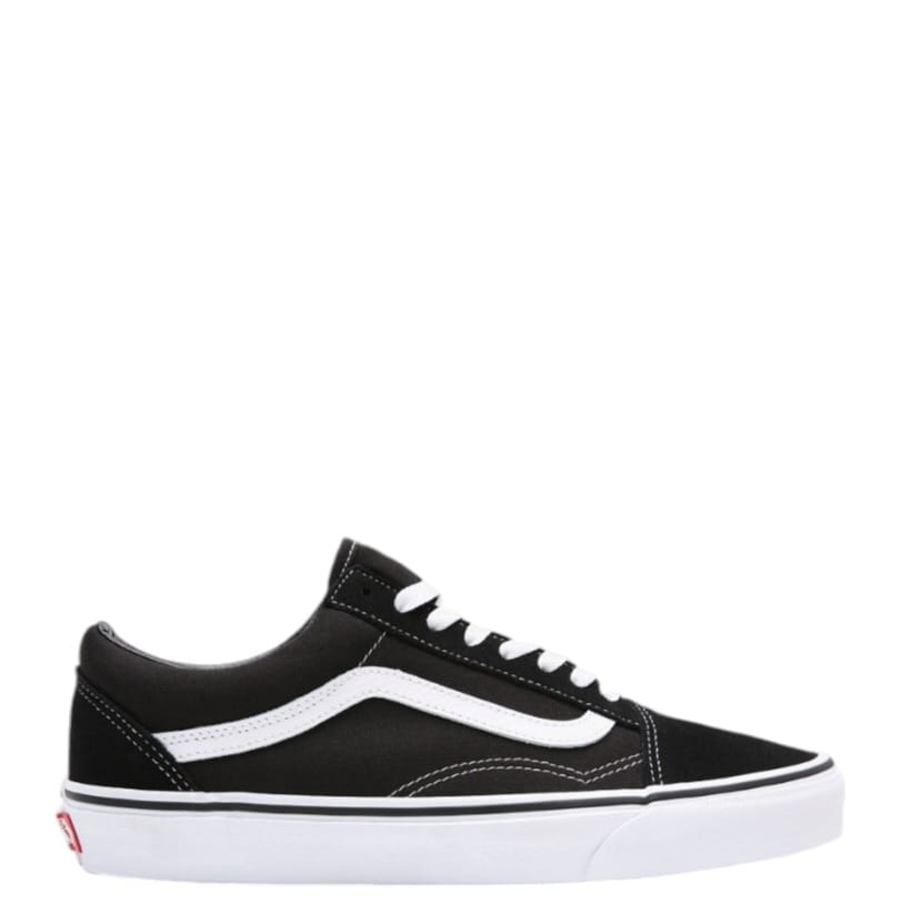 SNEAKERS DONNA  OLD SKOOL WIDE BLACK TRUE WHITE VANS walkingon