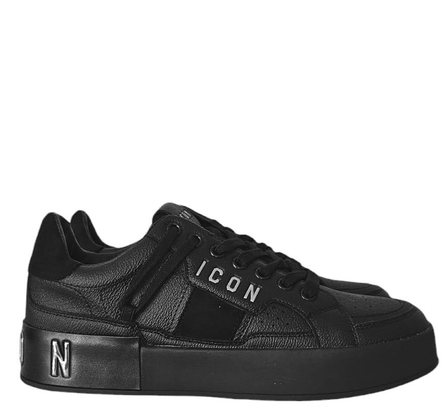 SNEAKERS UOMO IC04387SU NERO ICON walkingon