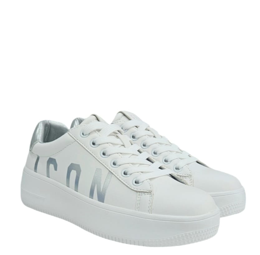 SNEAKERS DONNA IC948107SD WHITE SILVER ICON walkingon