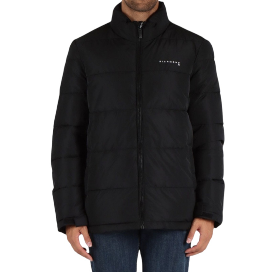 GIUBBINO UOMO UMA24192PIS8 BLACK PADDED JACKET WURY John Richmond walkingon