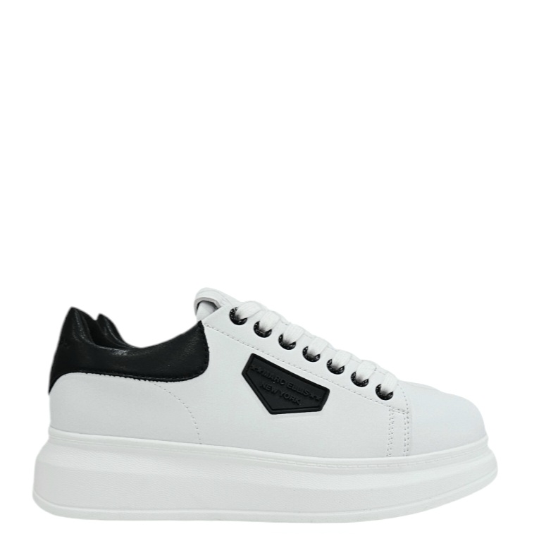 SNEAKERS DONNA DAHILA O17 WHITE BLACK MARC ELLIS walkingon