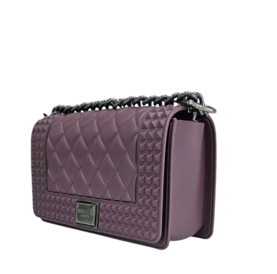 BORSA DONNA MARC ELLIS FLAT PENKA S DARK MAUVE  BRUSH CDF MARC ELLIS walkingon