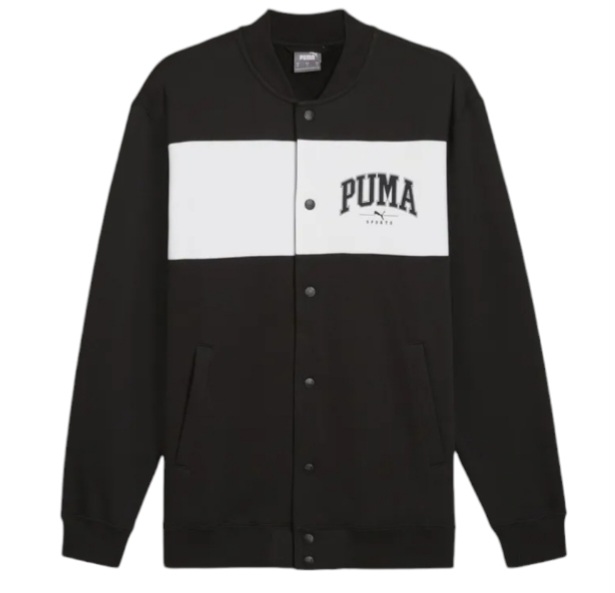 FELPA UOMO 681798 01 PUMA SQUAD BOMBER JACKET PUMA BLACK PUMA walkingon