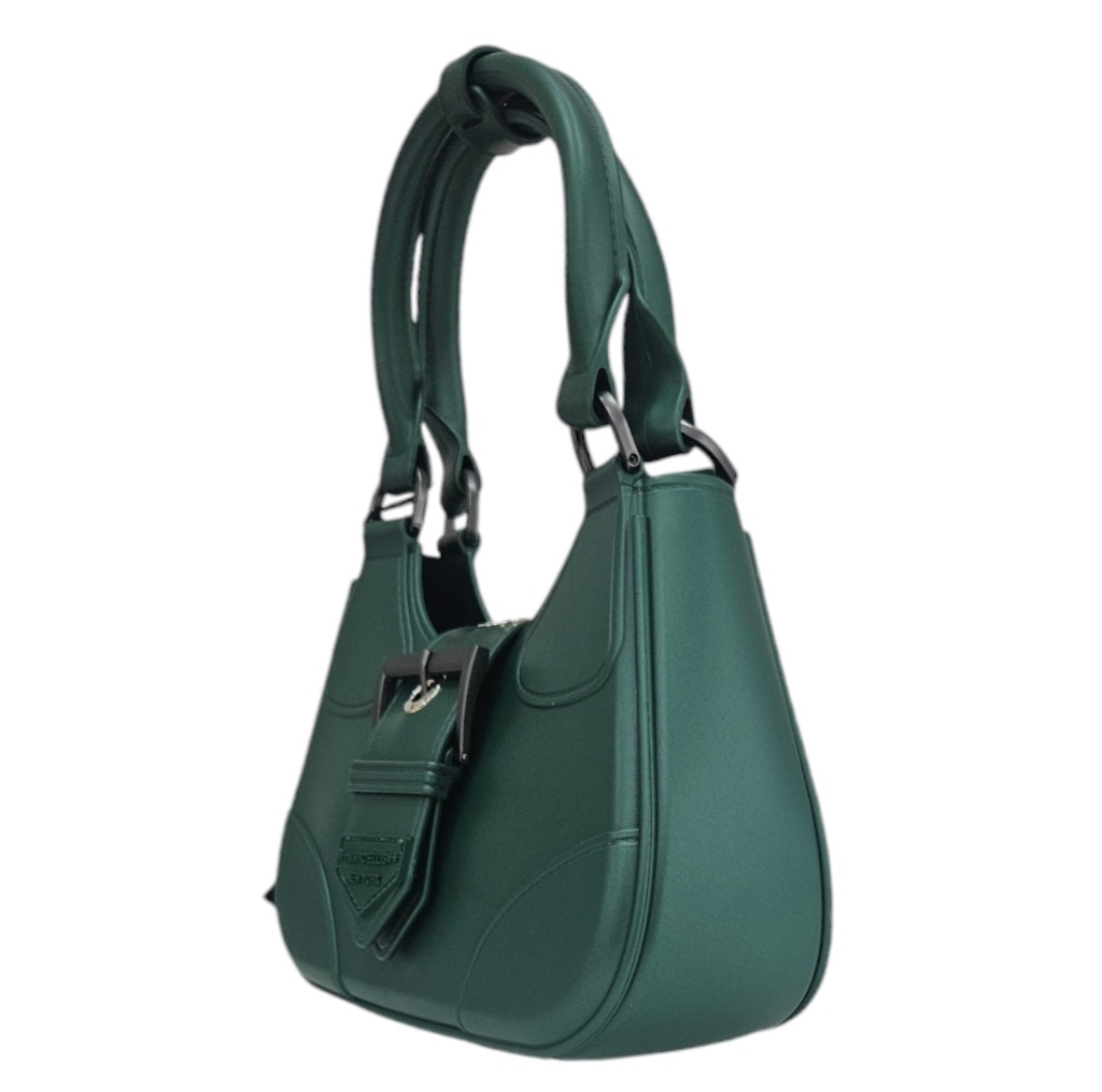 BORSA DONNA MARC ELLIS FLAT CIRCLE FOREST GREEN SATIN CDF MARC ELLIS walkingon