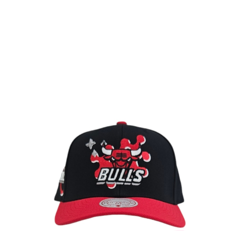 CAPPELLO  UOMO CHICAGO BULLS BLACK HP8500 CBUBLCK MITCHELL & NESS walkingon