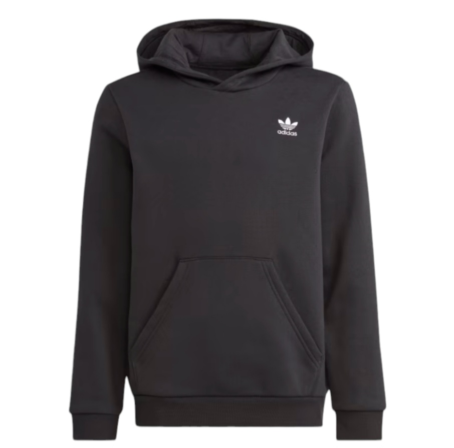 FELPA UOMO IM4522 ESSENTIAL HOODY BLACK NOIR adidas walkingon