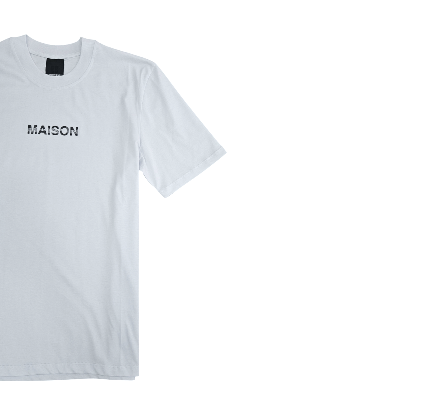 SHIRT UOMO M0M2769 T SHIRT APP MAISON BICOLOR BIANCO VAR1 M9P walkingon