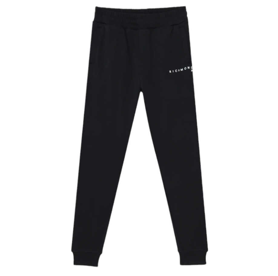 PANTATUTA UOMO UMA24244PAP8 BLACK PANTS FLEECE KUTISIO John Richmond walkingon