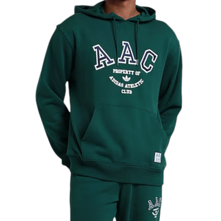 FELPA UOMO IM4576 HACK AAC HOOD  GREEN VERCOL adidas walkingon