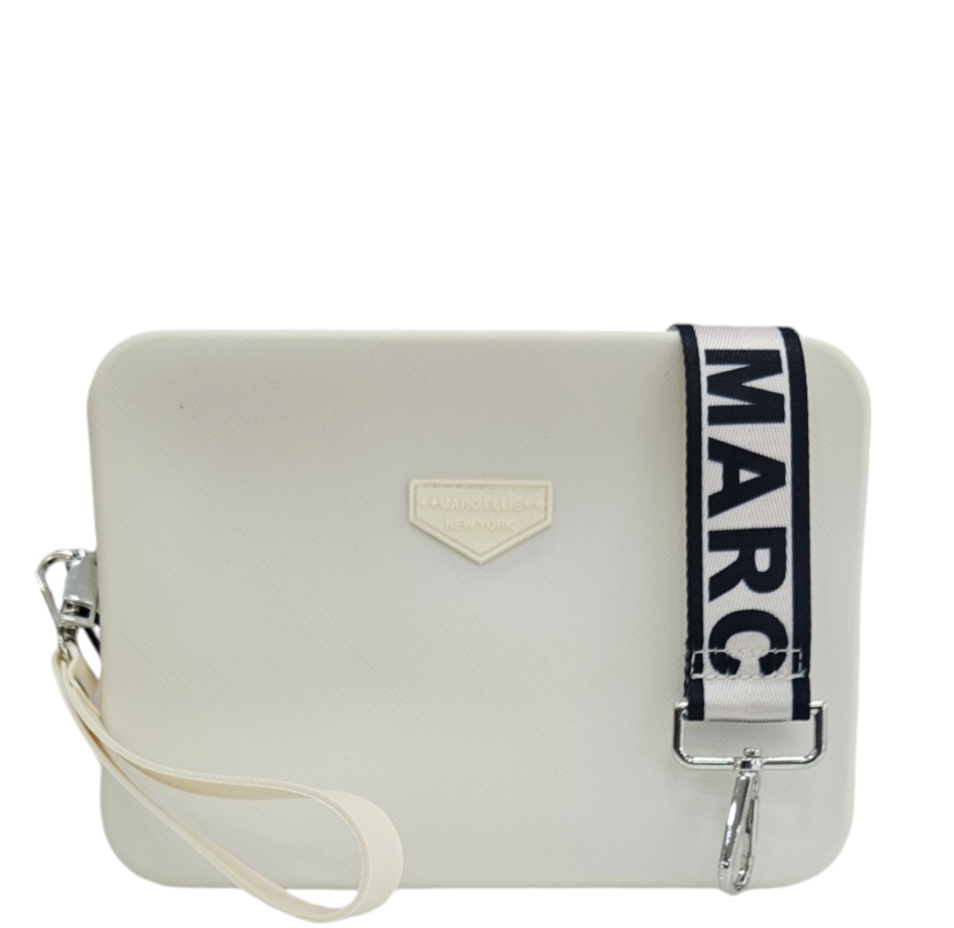 BORSA DONNA MARC ELLIS FLAT FLOWE WHITECAP SILVER MARC ELLIS walkingon