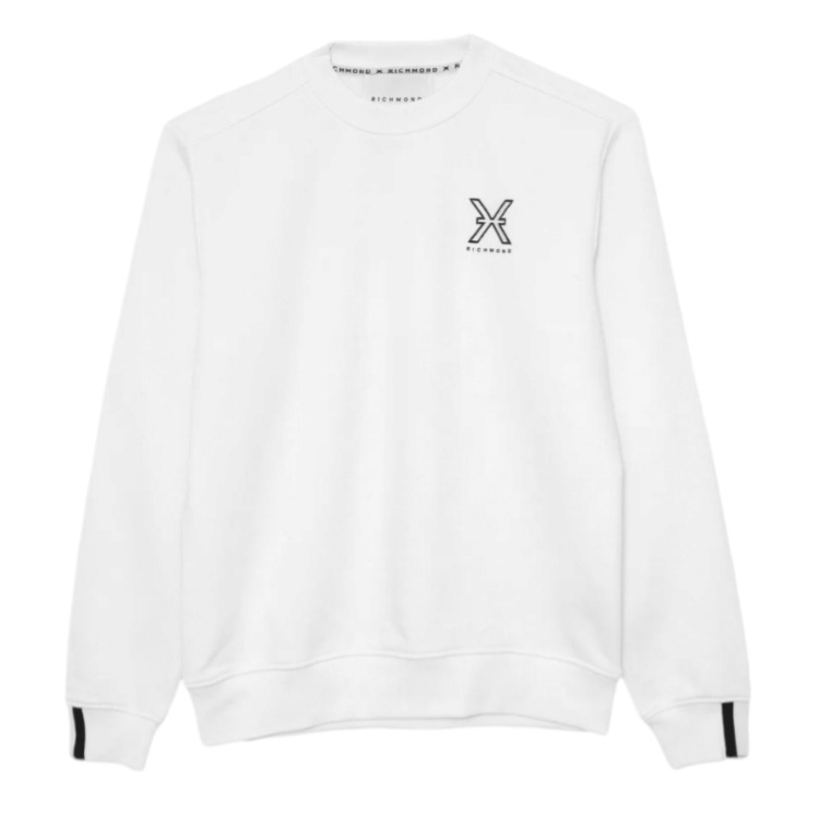 FELPA UOMO UMA24002FEP8 WHITE SWEATSHIRT GERELLI John Richmond walkingon