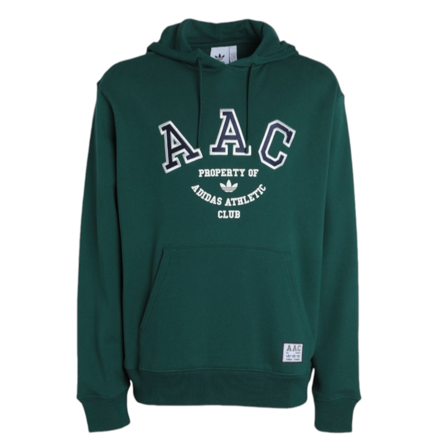 FELPA UOMO IM4576 HACK AAC HOOD  GREEN VERCOL adidas walkingon