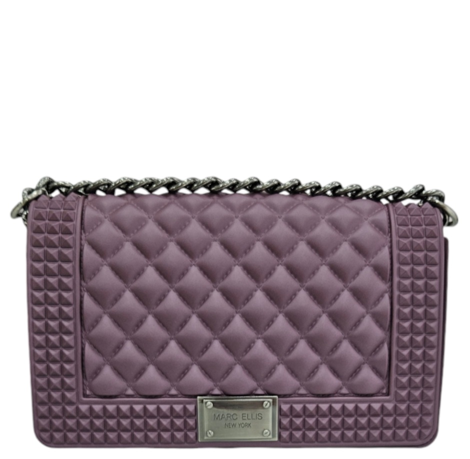 BORSA DONNA MARC ELLIS FLAT PENKA M DARK MAUVE BRUSH CDF MARC ELLIS walkingon