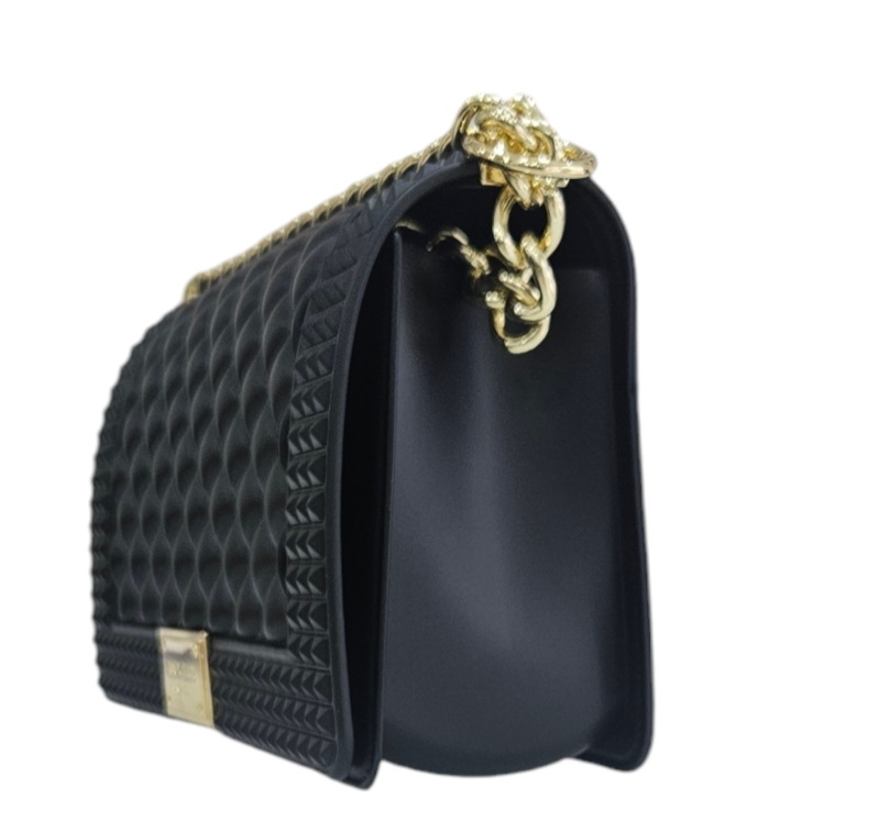 BORSA DONNA MARC ELLIS FLAT PENKA M BLACK GOLD MARC ELLIS walkingon