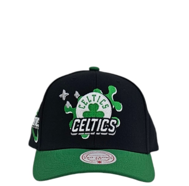 CAPPELLO  UOMO BOSTON CELTICS  BLACK HP8500 BCEBLCK MITCHELL & NESS walkingon