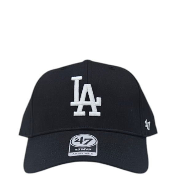 BERRETTO UOMO 47 B RAC12CTP WH LOS ANGELES DODGERS BLACK 47 BRAND walkingon