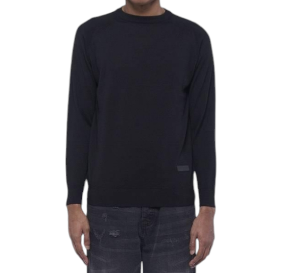 MAGLIA UOMO UMA24063 MARI SWATER BLACK John Richmond walkingon