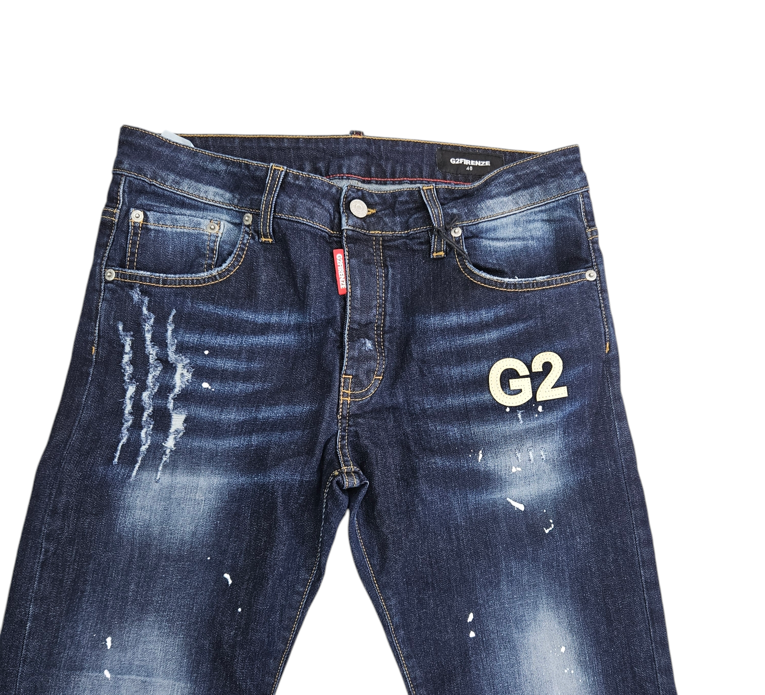 JEANS UOMO   SCRATCHED SLIM FIT G2 FIRENZE walkingon