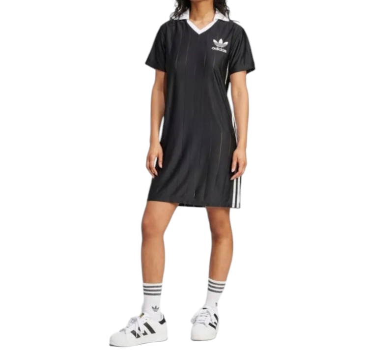 VESTITINO MAGLIA DONNA IX5510 3 S PNST DRESS BLACK NOIR adidas walkingon